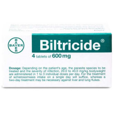 Biltricide 600 mg compresse